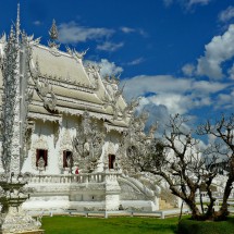 Wat Rong Khu from the back